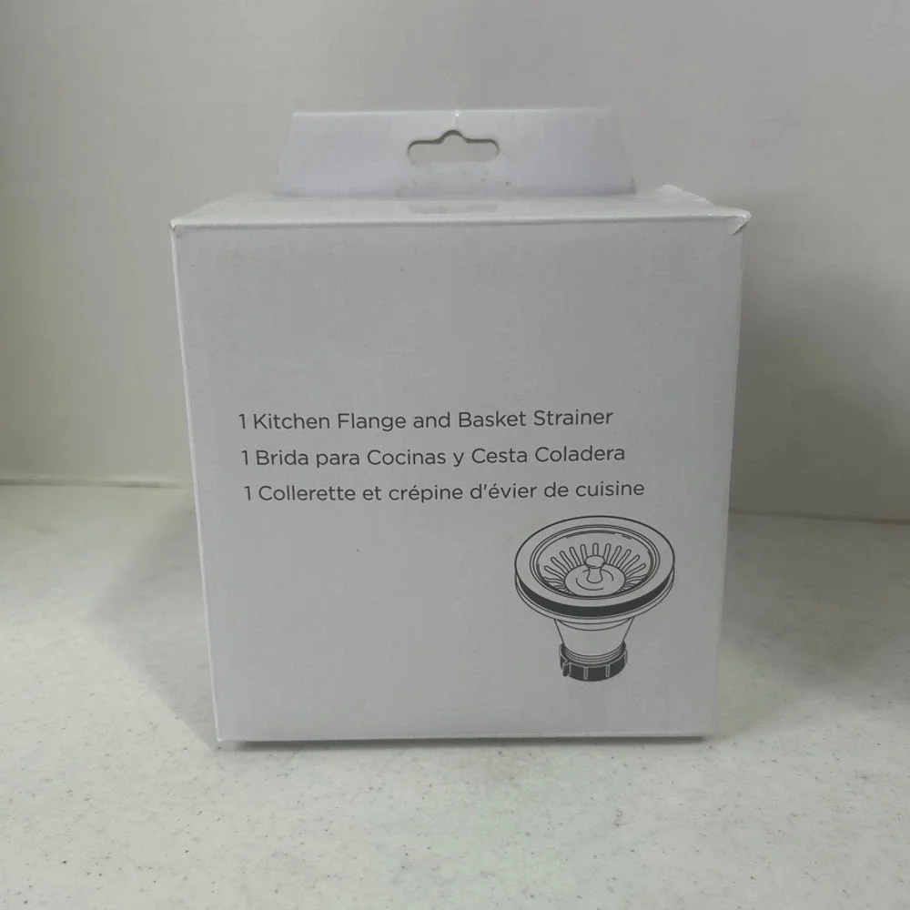 Delta 72010-AR Kitchen‎ Sink Flange and Basket Strainer Arctic Stainless NEW